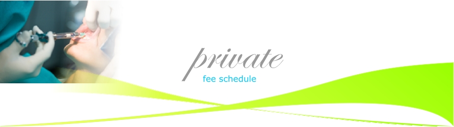 fee schedule banner