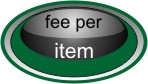 fee per item button